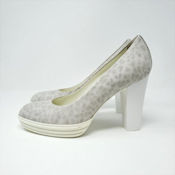 HOGAN Leopard Print Pumps EU 36.5 US 6.5 - Picture 6 of 10